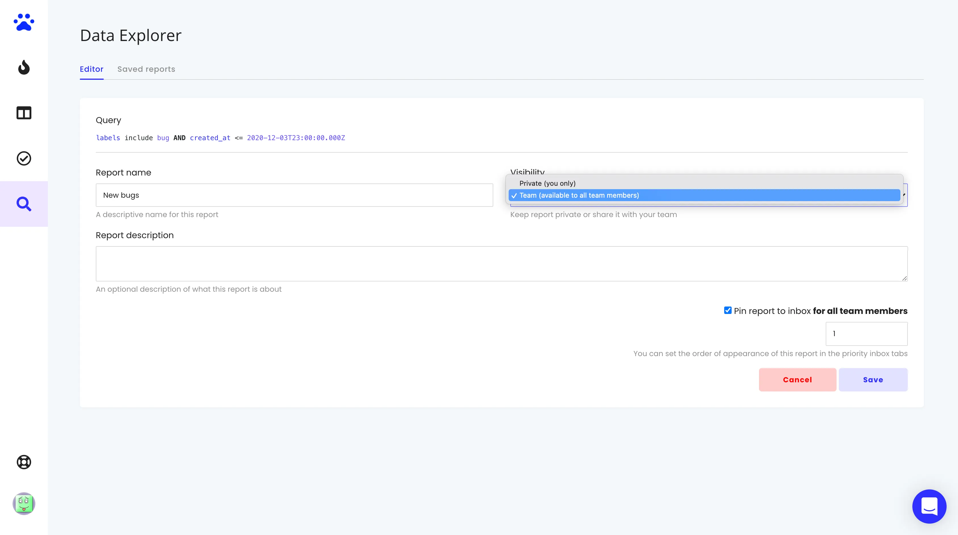 Shareable dynamic reports - Keypup 1.0