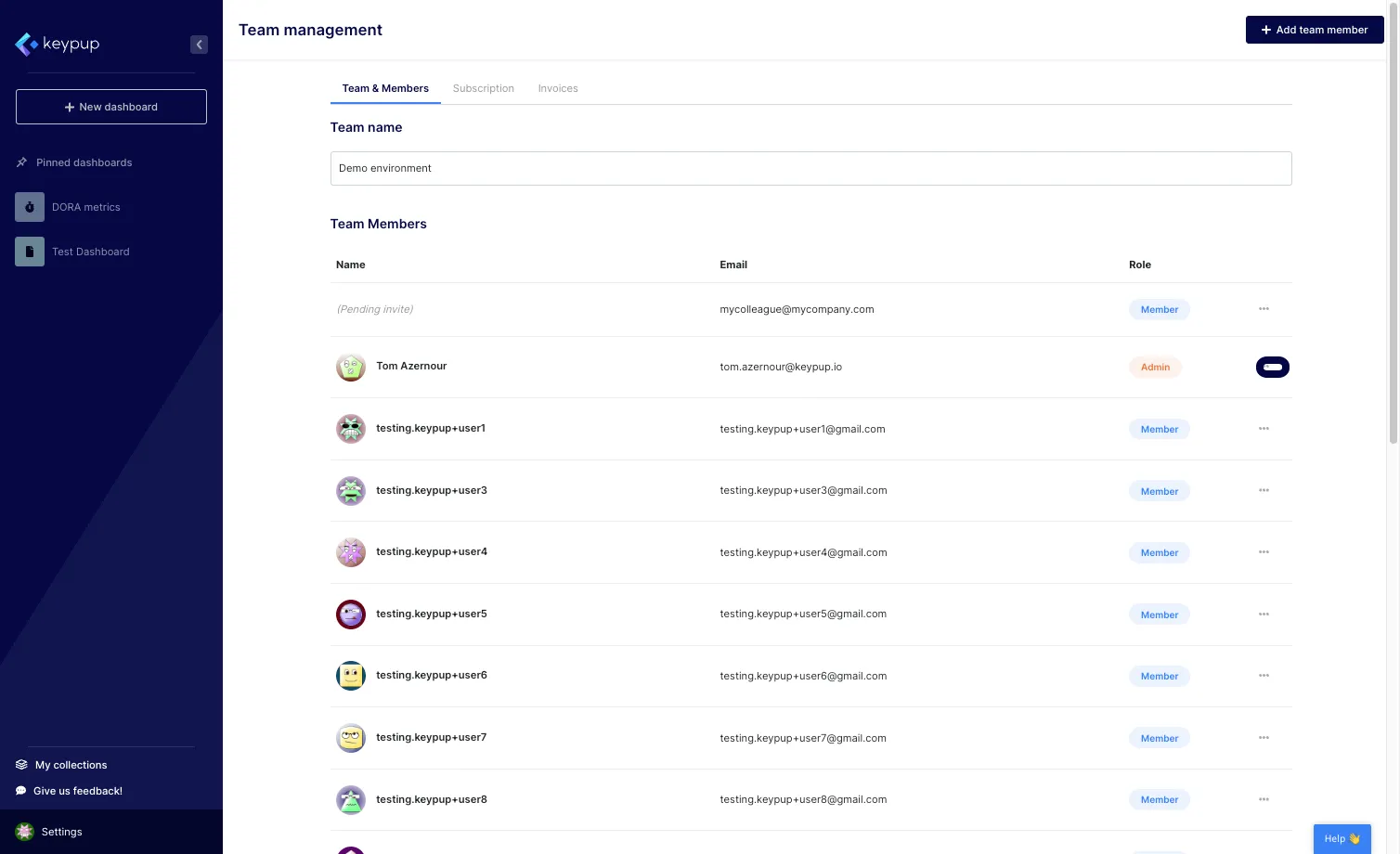 Once your stakeholder is onboarded to the platform, you can change his access permission by clicking on the "..." button near his name.