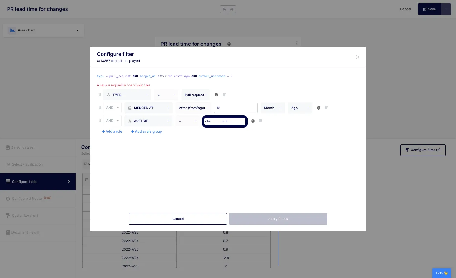 Then, we can simply past or type in the user name.