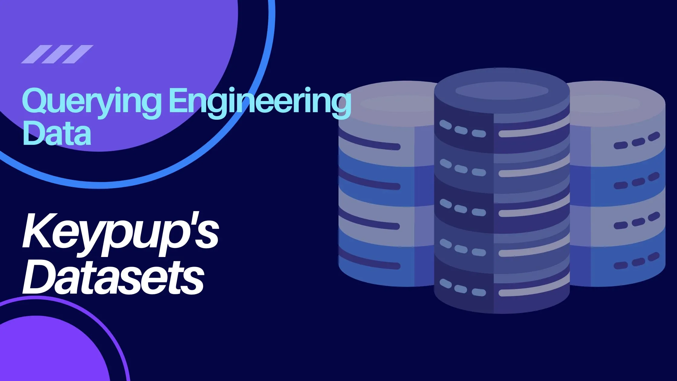 Engineering datasets