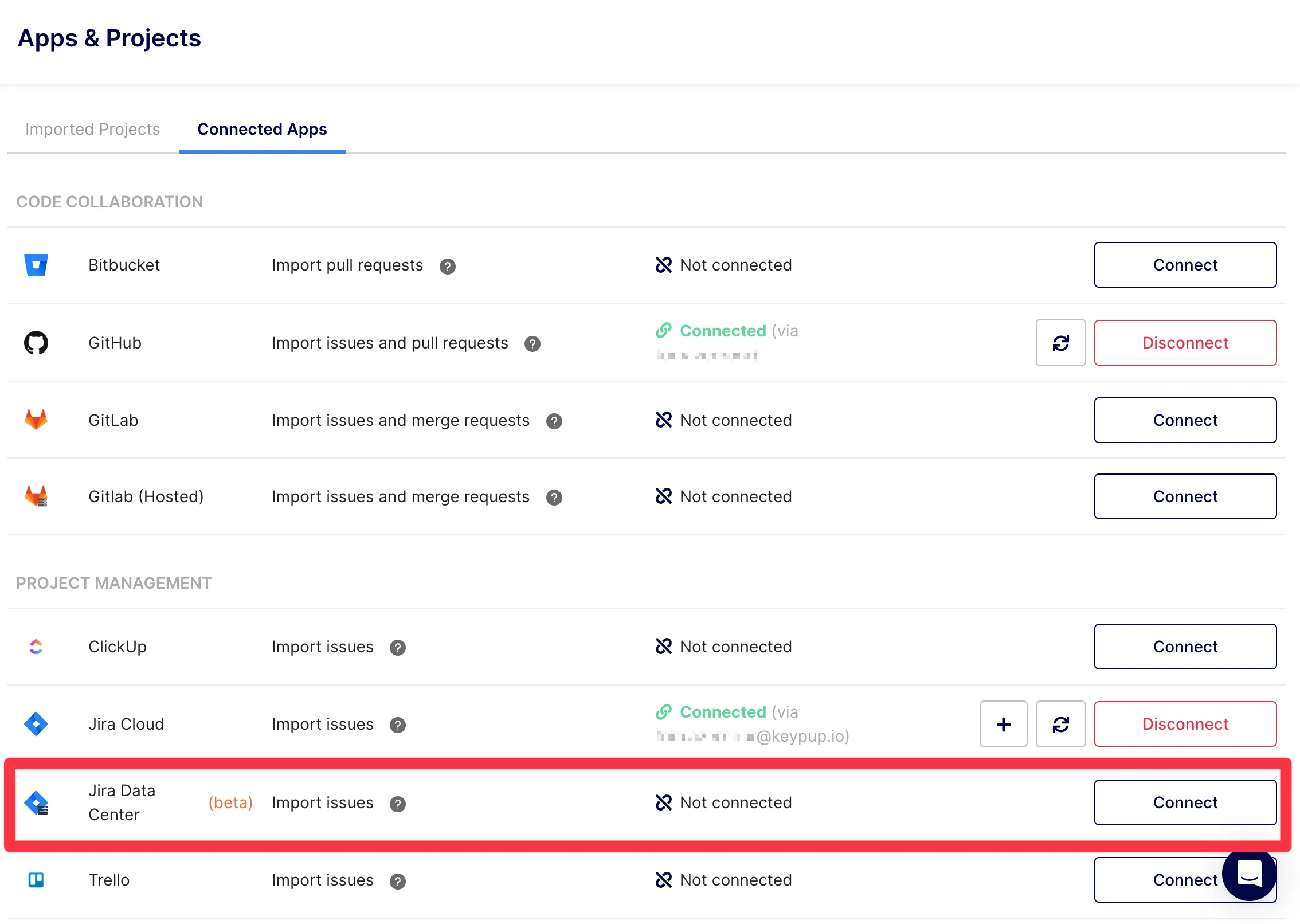 Jira Data Center Integration - Keypup