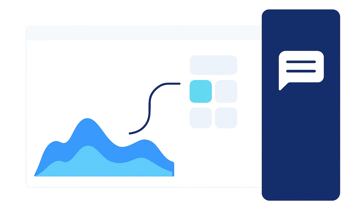 Steering and dashboard awareness allow more informed discussions with the AI assistant