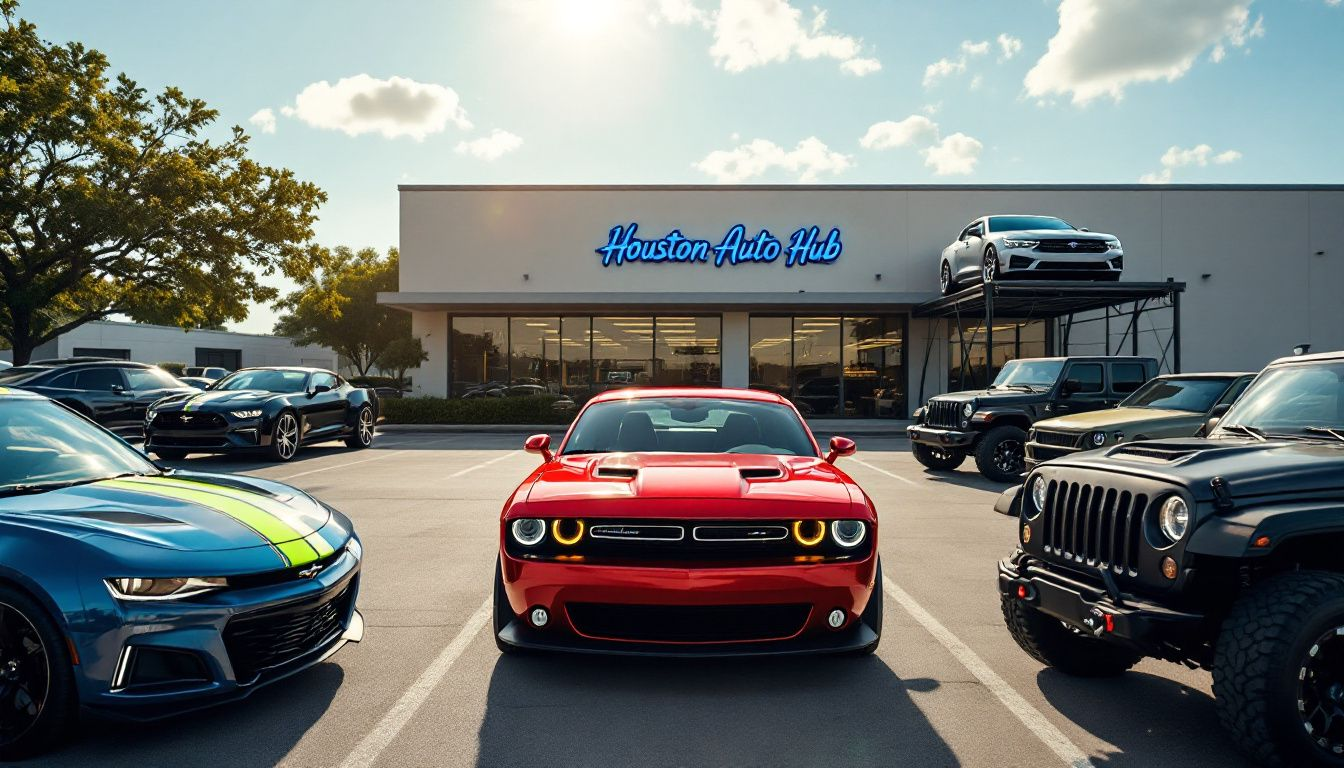 Top-rated buy here pay here dealerships in Houston showcasing quality vehicles.