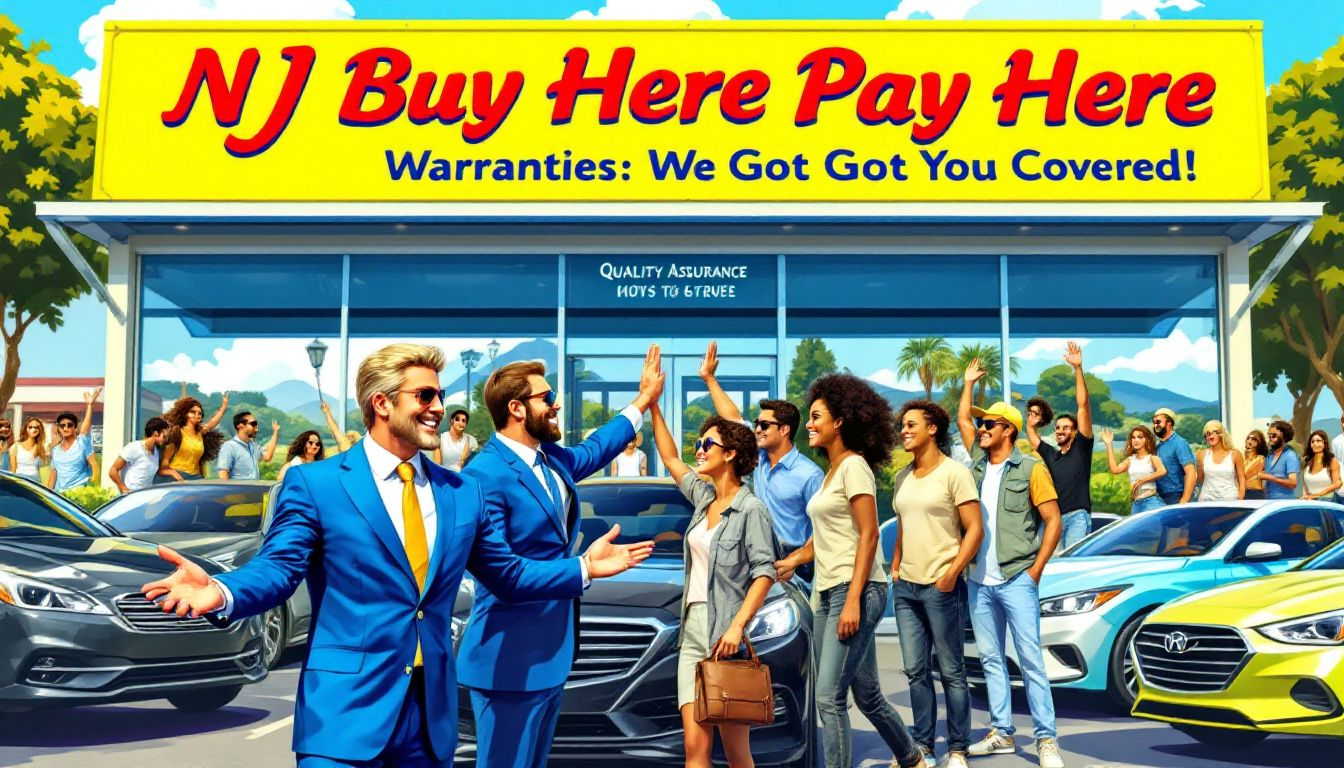 Quality assurance and warranties at NJ Buy Here Pay Here dealerships.
