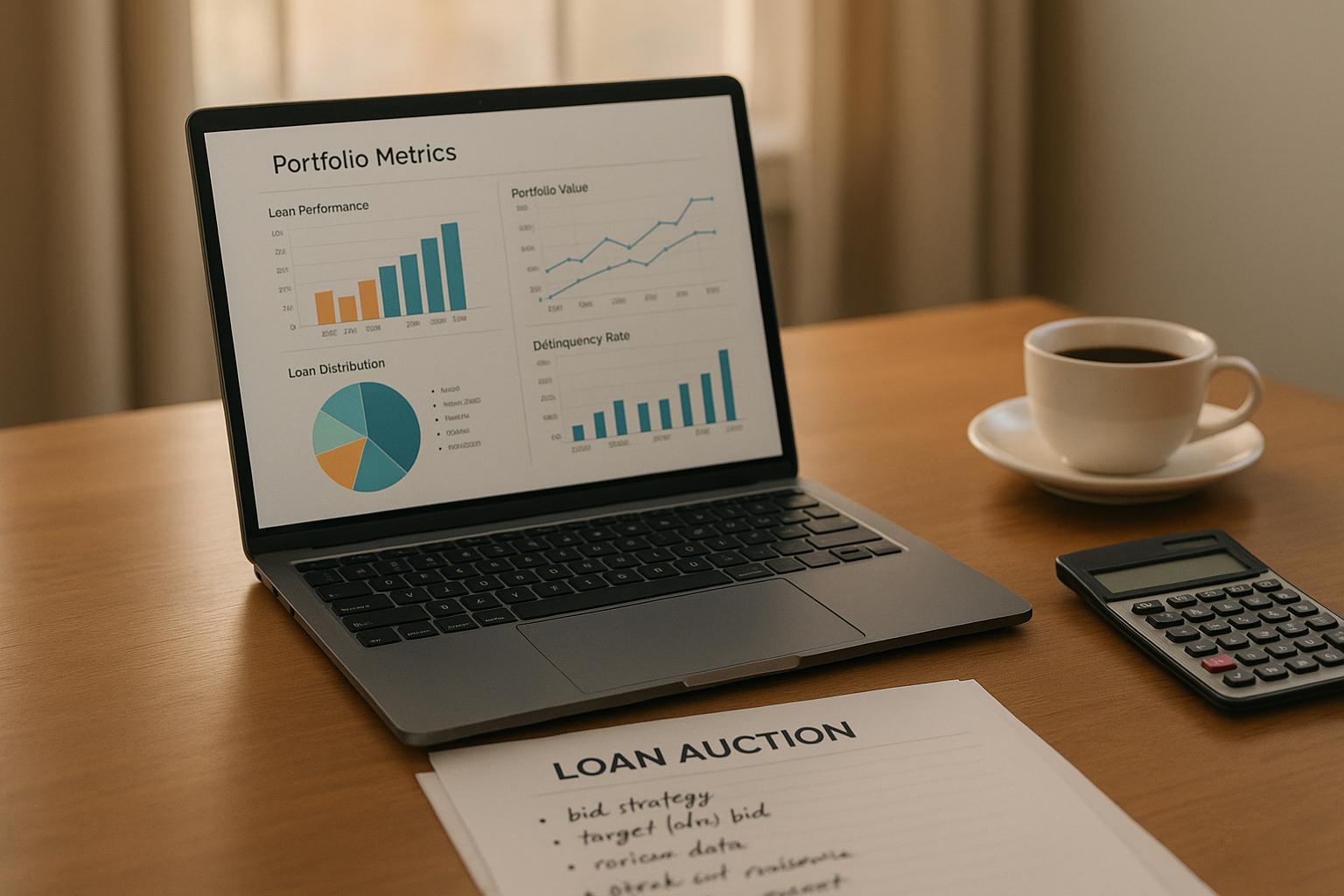 How Portfolio Metrics Impact Loan Auction Strategies