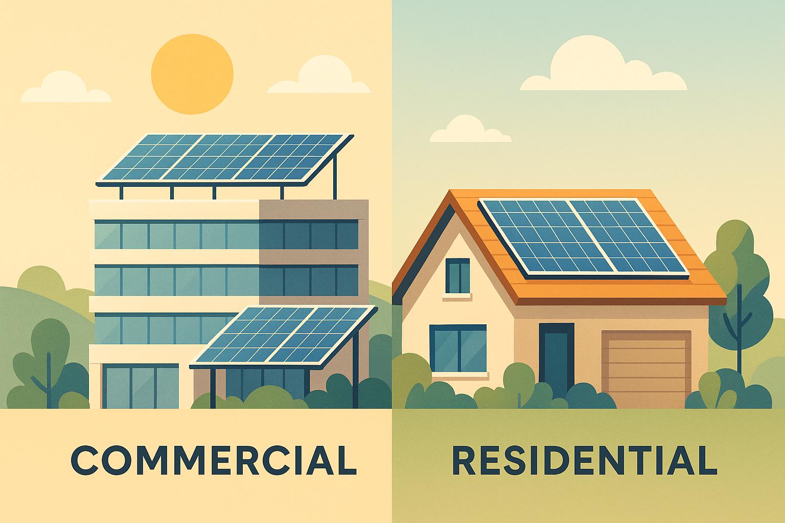 Segmentation of Debt Obligations Market in Solar Energy: Commercial vs. Residential Sector