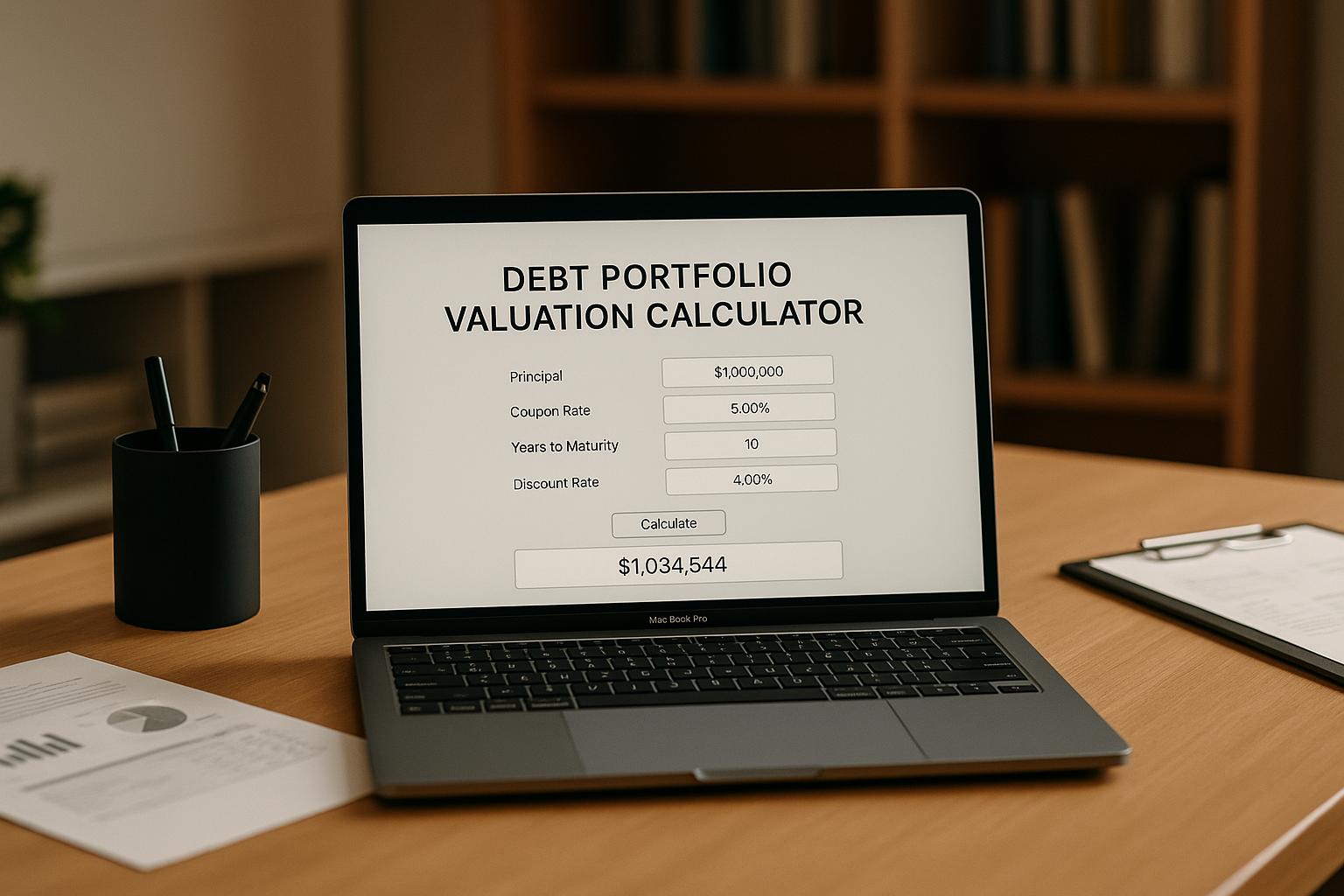 Debt Portfolio Valuation Calculator