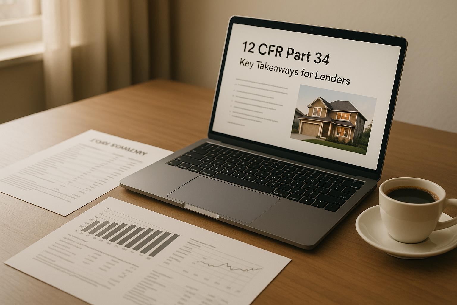 12 CFR Part 34: Key Takeaways for Lenders