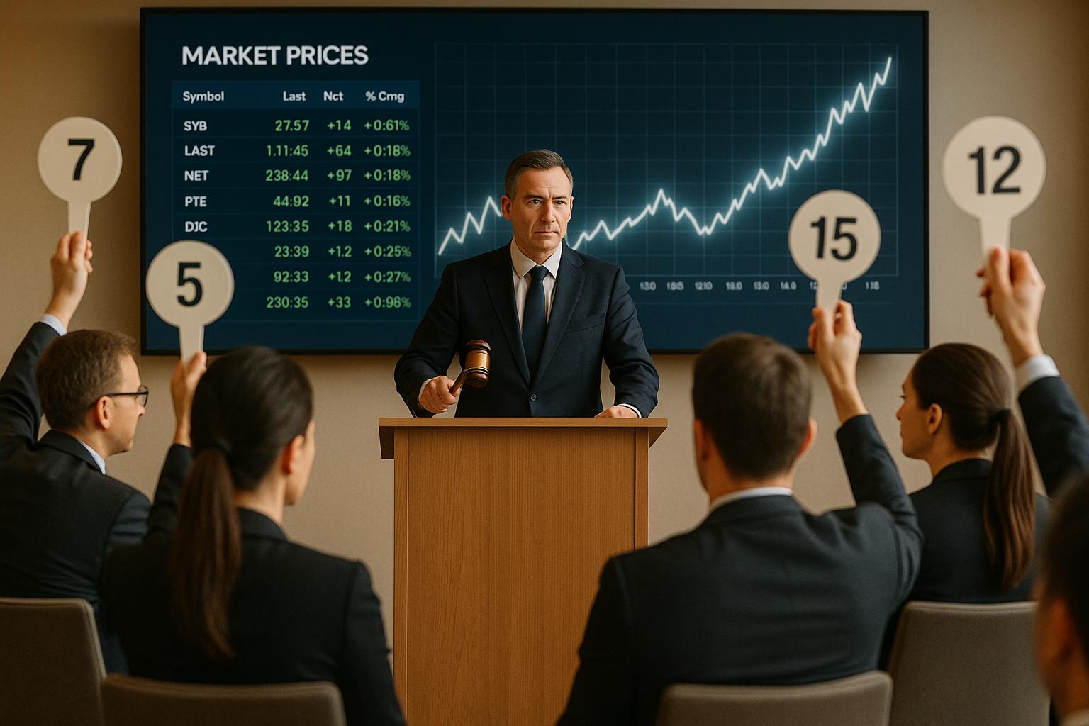 Auction Strategies for Market-Based Pricing Success