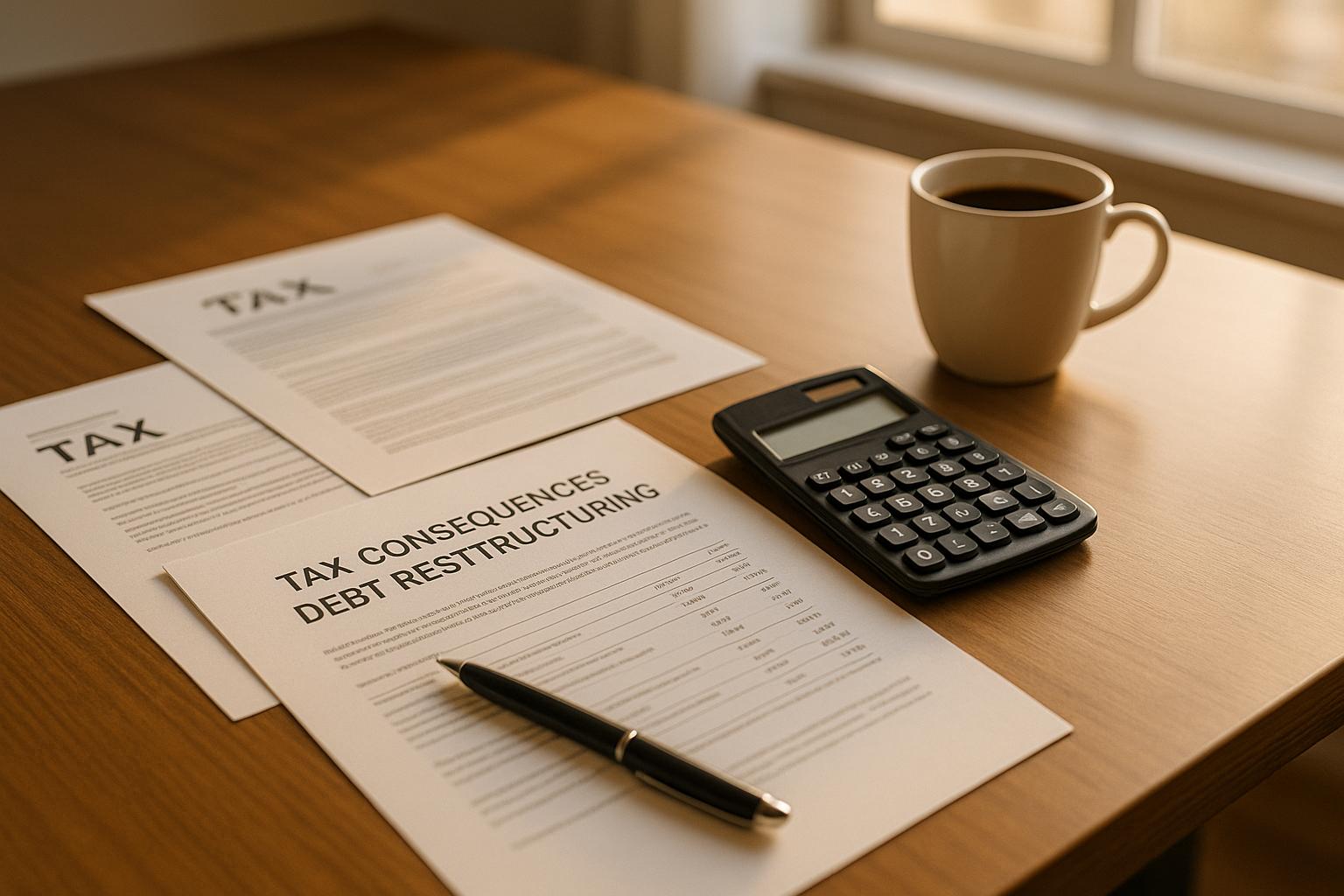 Tax Consequences of Debt Restructuring