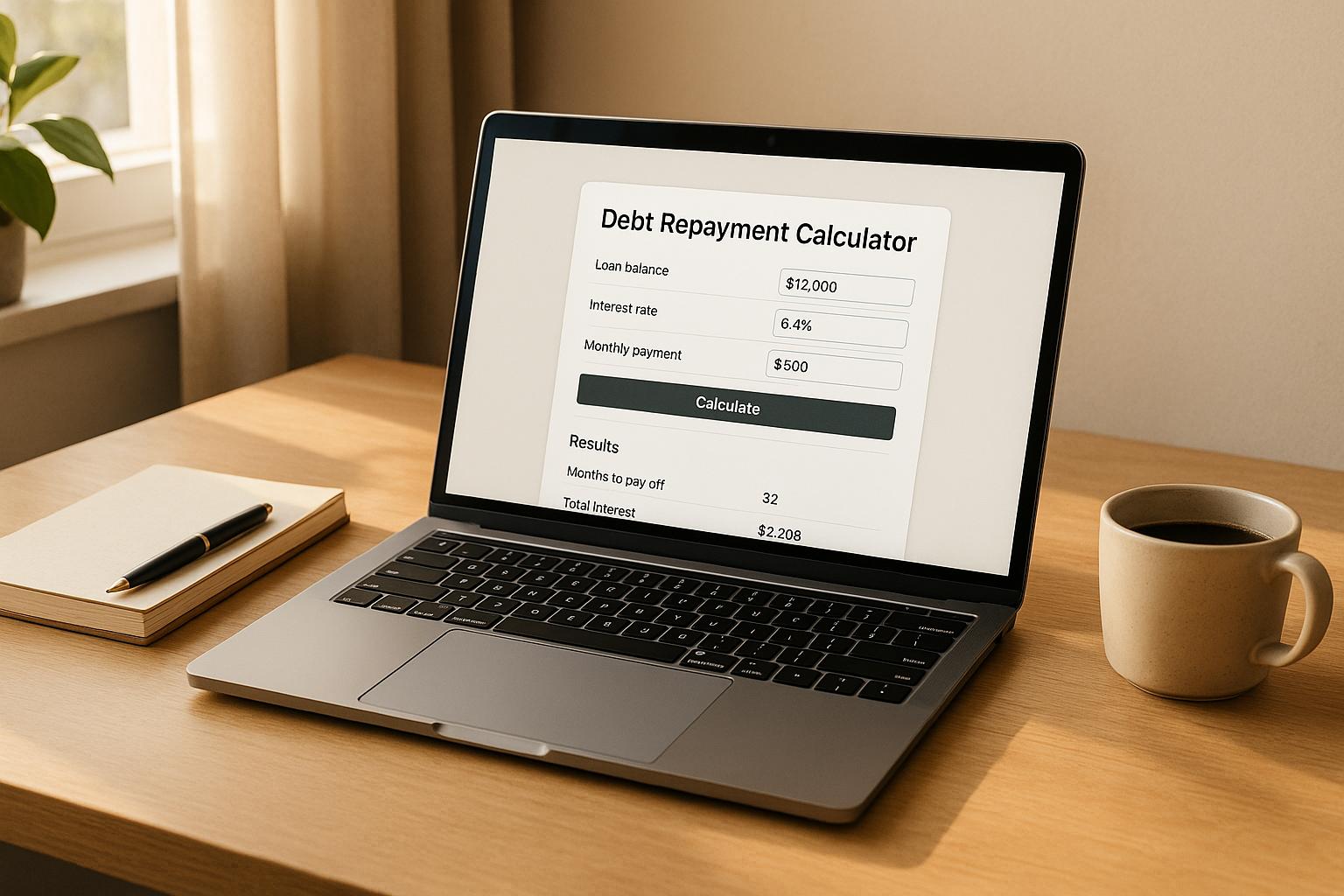 Debt Repayment Calculator: Plan Your Payoff