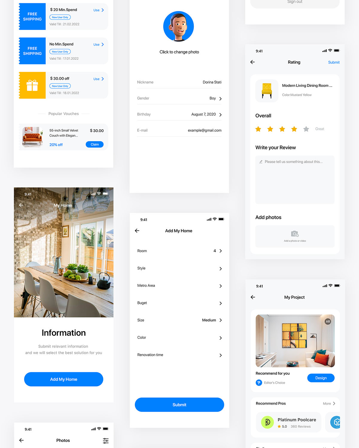 Screens 3, Light Mode