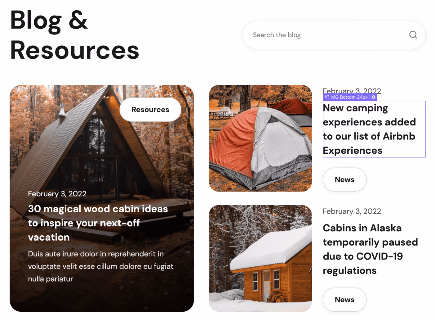 Dynamic Content - Rental X Webflow Template