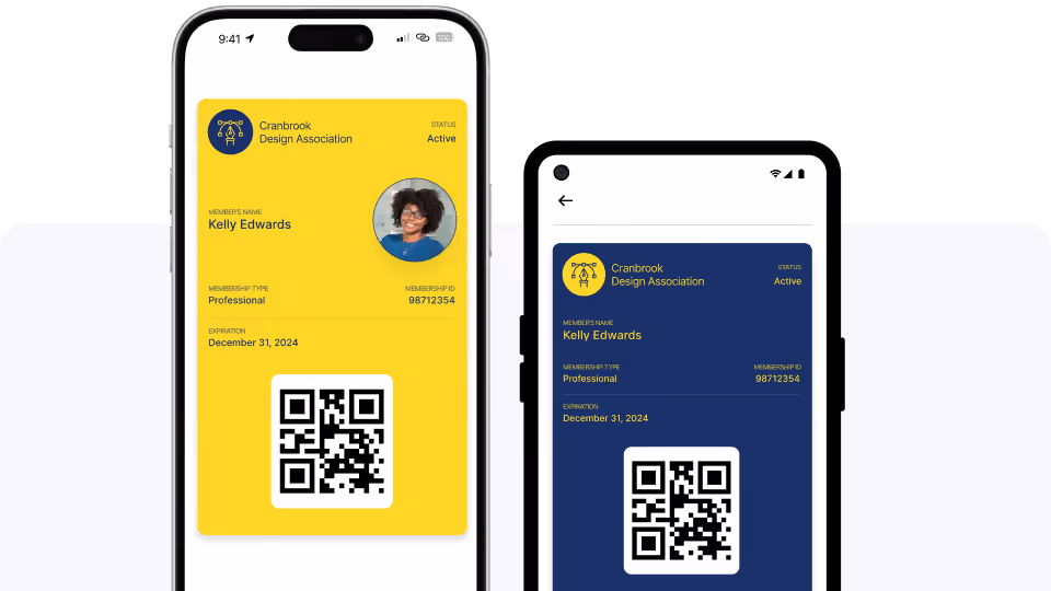 Digital Membership Card Preview