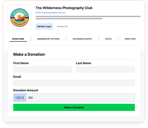 Joinit Track Donations