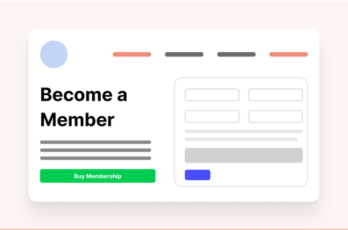 Embeddable Membership Widget