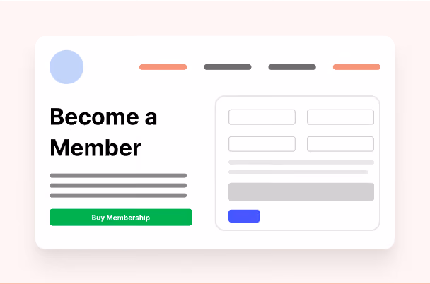 Embeddable Membership Widget