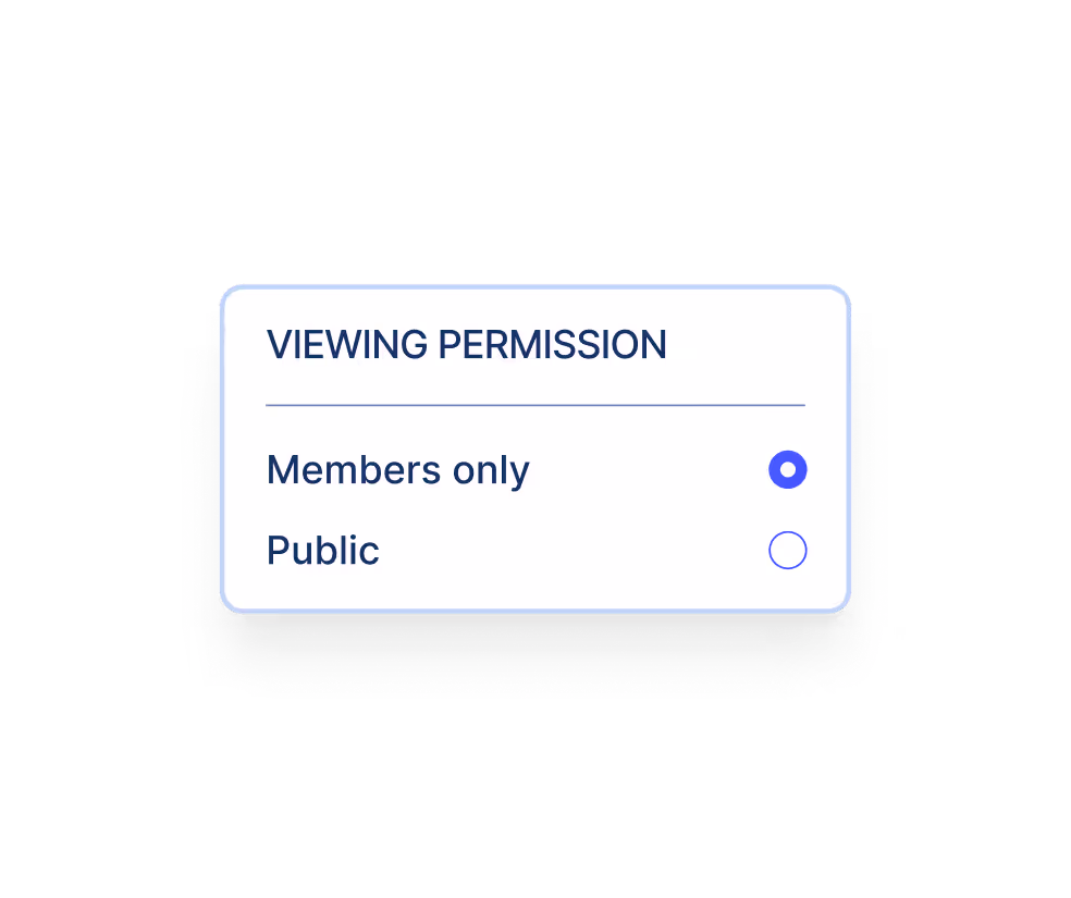 Choose who can see your directory