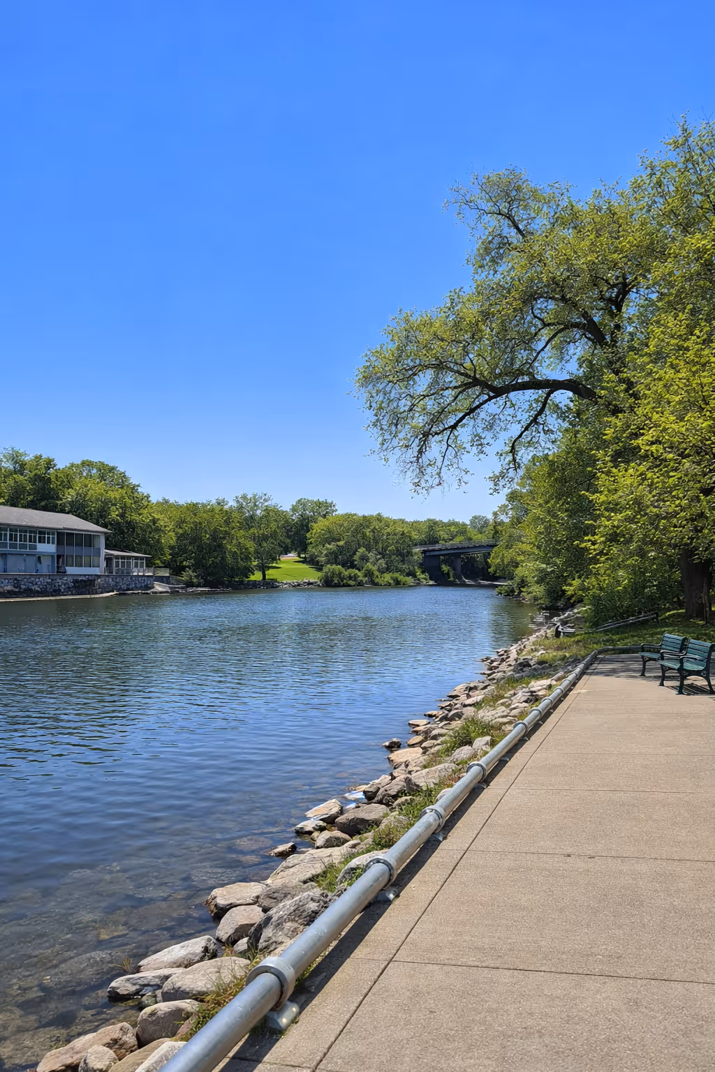 Image from Taco Fest of two people in front of a sign