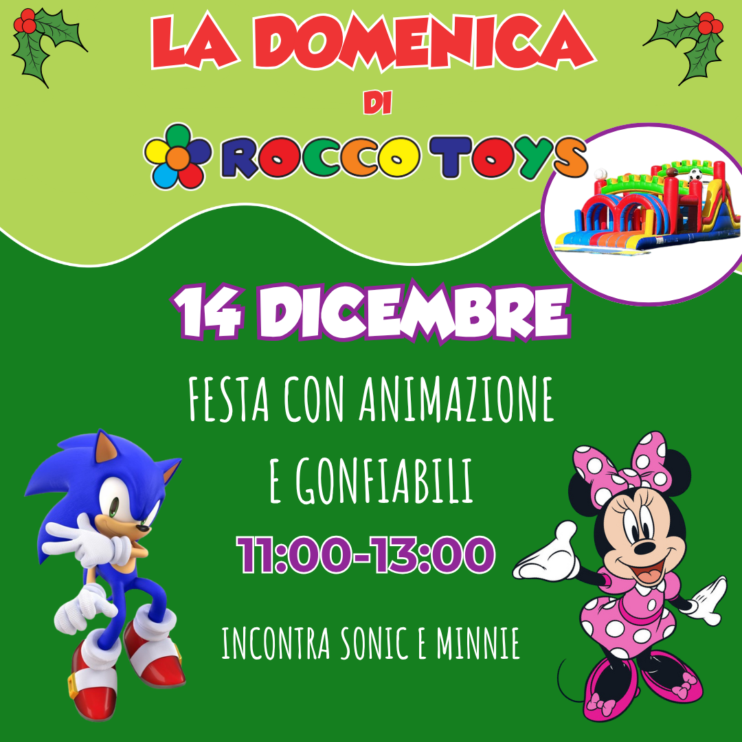 Festa per Bambini con Sonic e Minnie