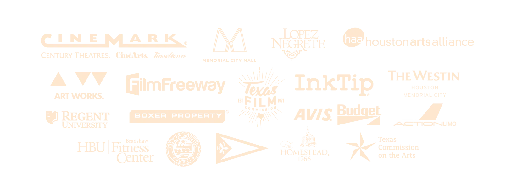 WorldFest Sponsor logos.