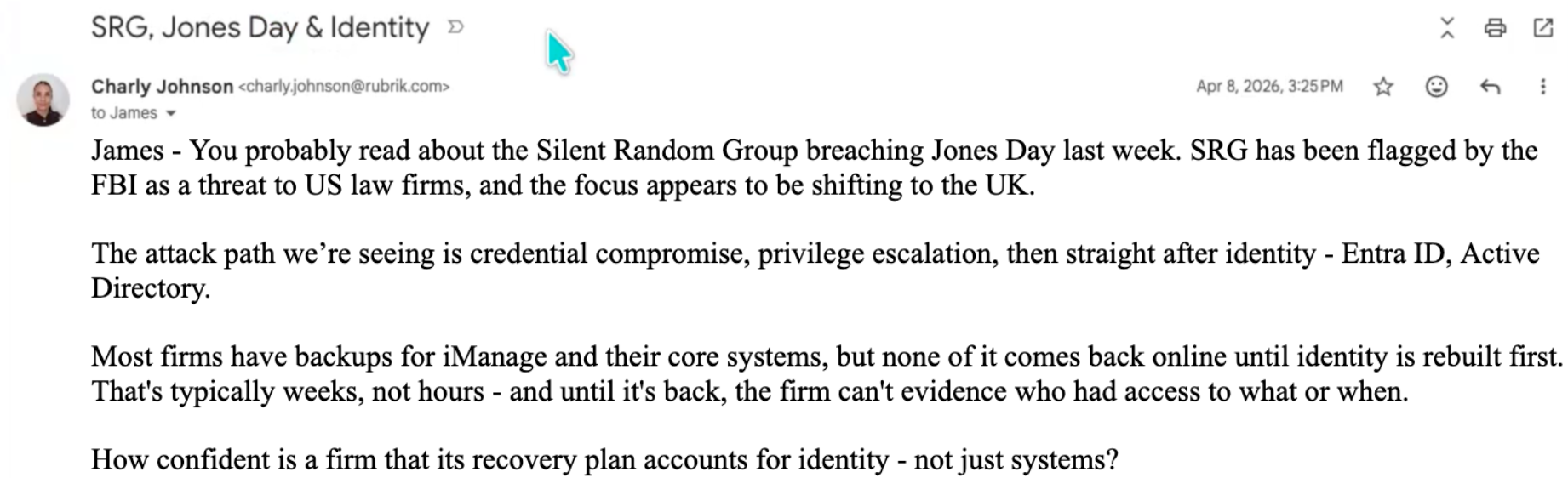 Charlys Example Email