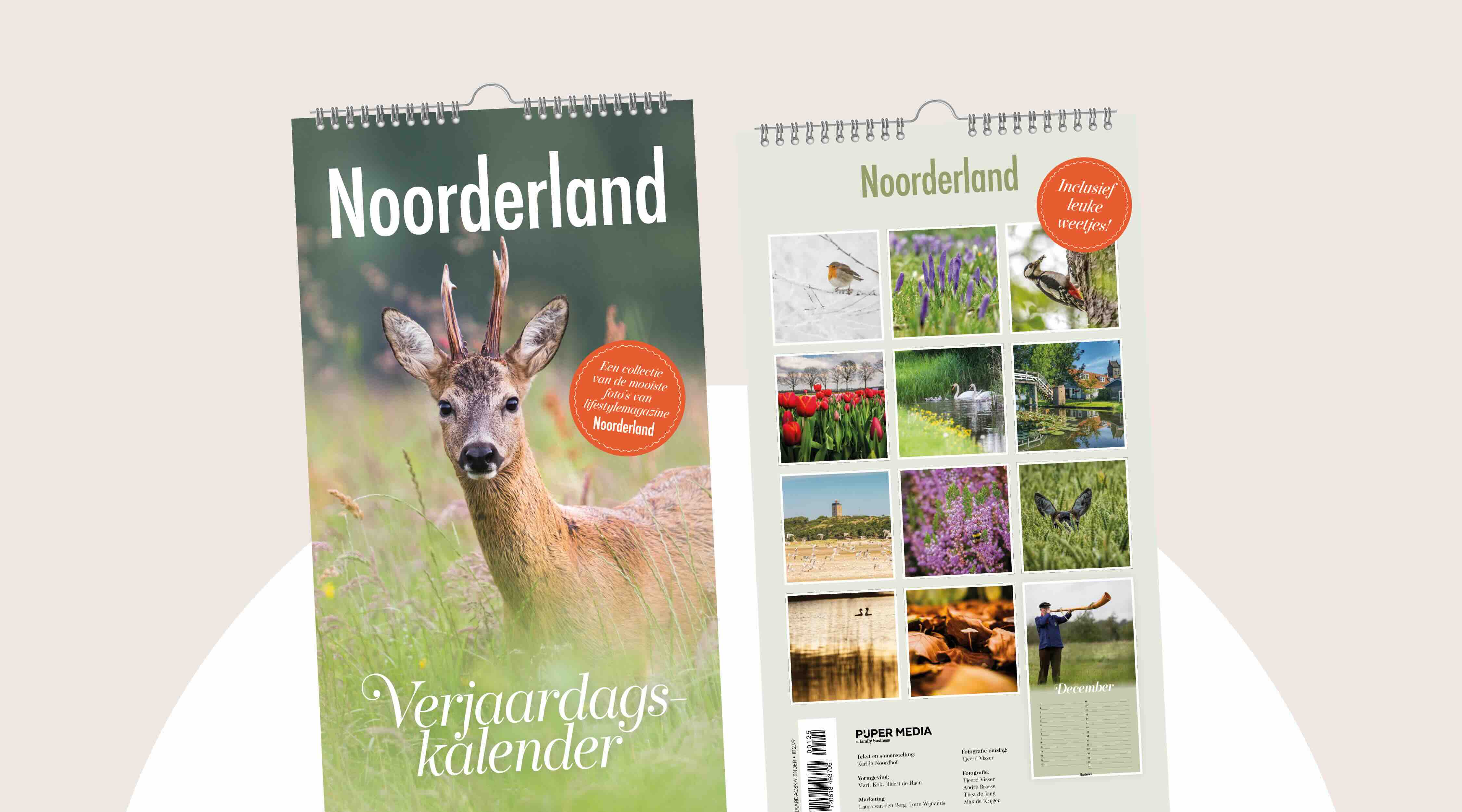 Noorderland brengt eigen verjaardagskalender uit
