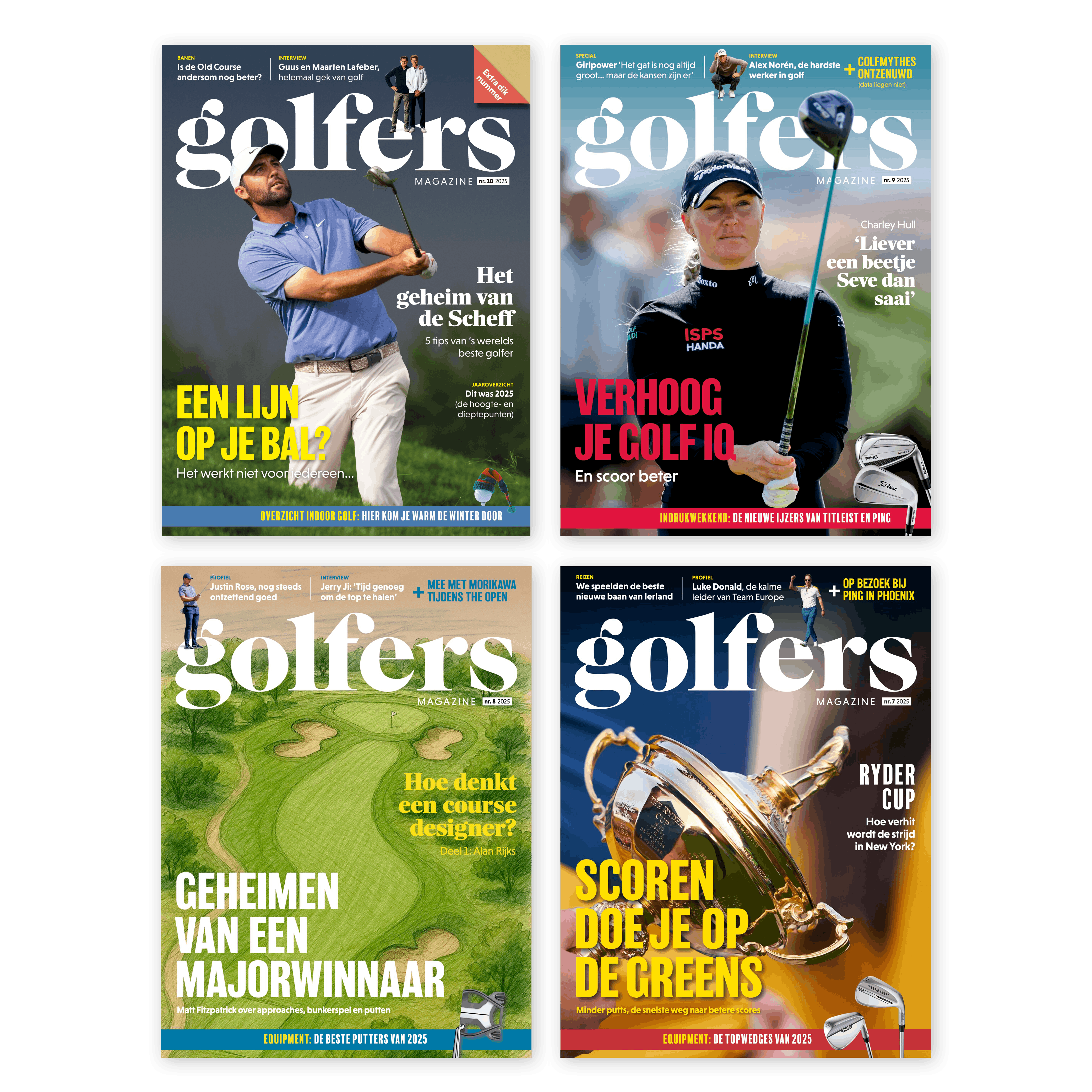 Het golftijdschrift voor Nederland en België