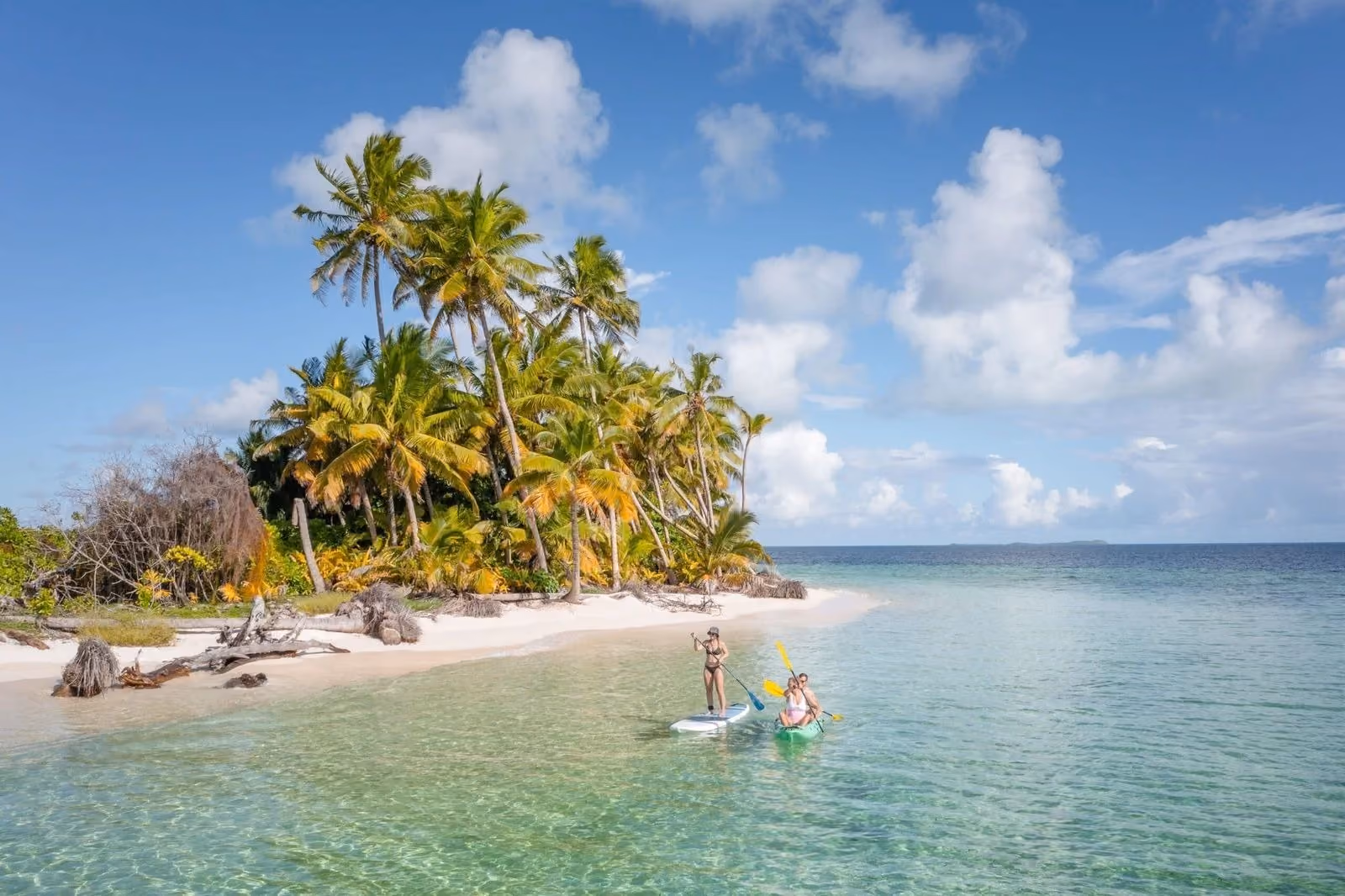 Paddleboarding, seychelles