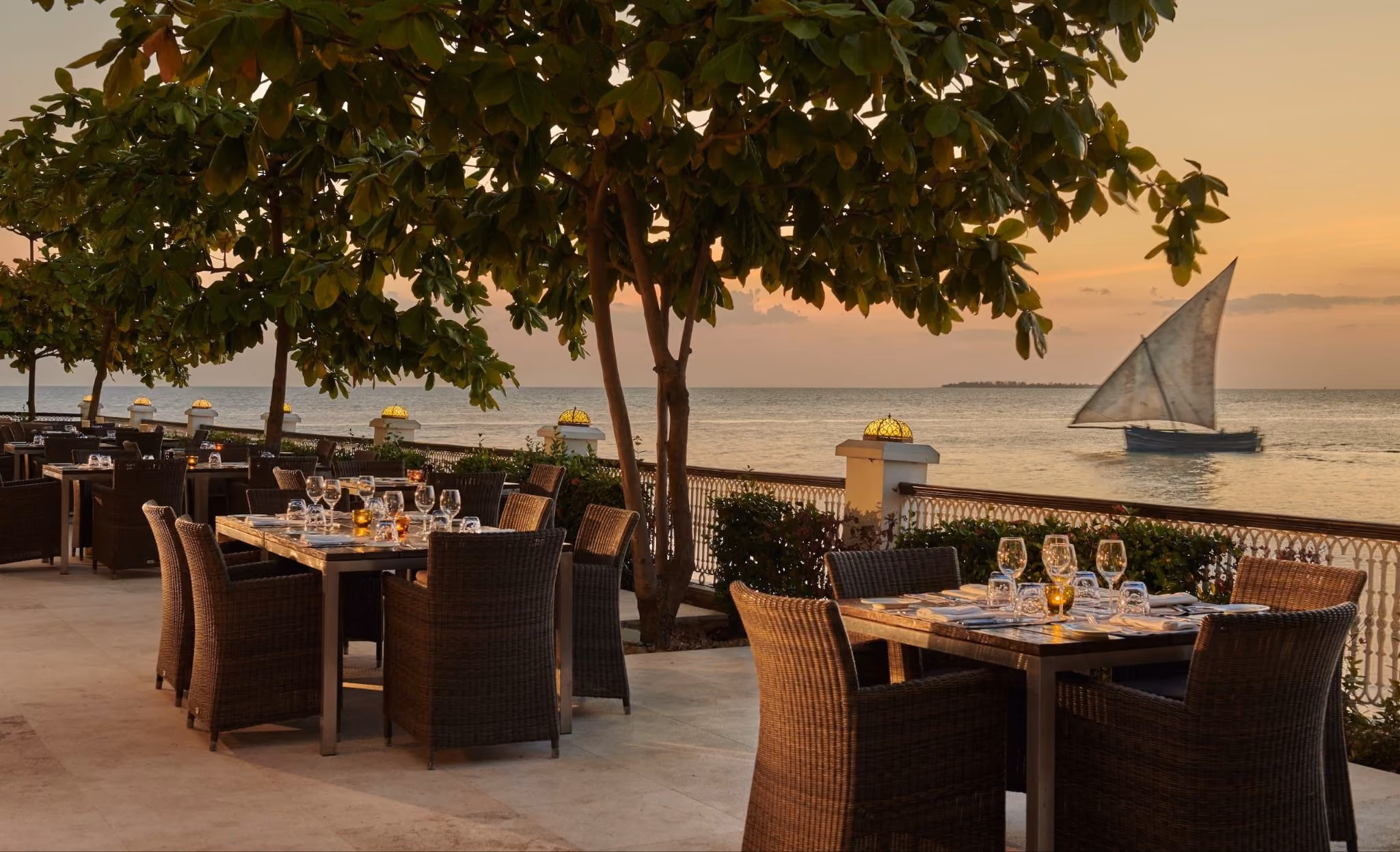 Park Hyatt Zanzibar, view from deck