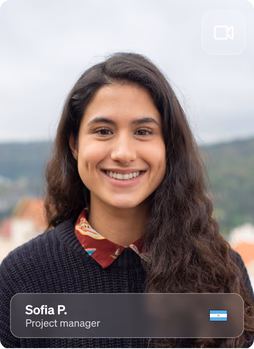 Sofia P., Project manager
