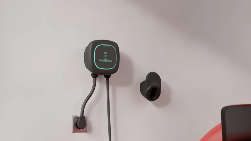 Wallbox Charger on wall
