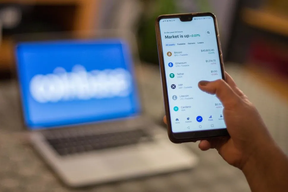 Robinhood - Cryptocurrency trading app on mobile