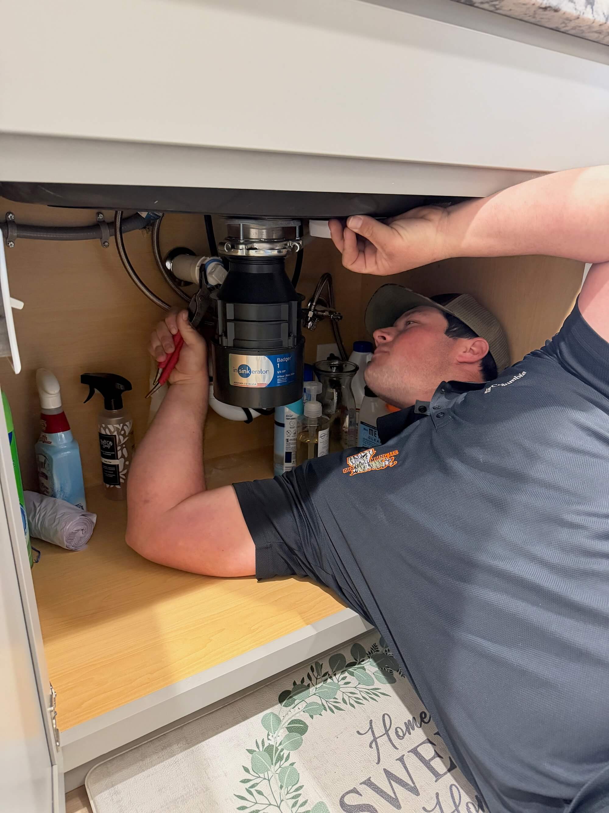Anthony Repairing a Sink