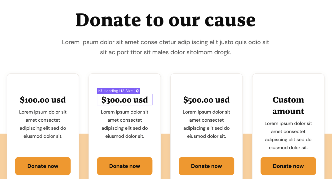 eCommerce Products - Philanthropy X Webflow Template