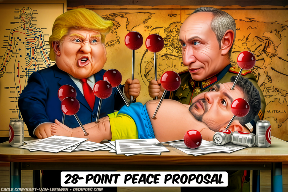 The so-called “peace plan” is, at best, embarrassing, and tomatoes and more are being thrown as the criticisms mount
