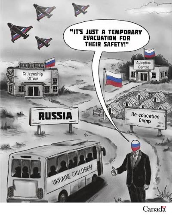 Hold Russia Accountable for War Crime of Missing Children