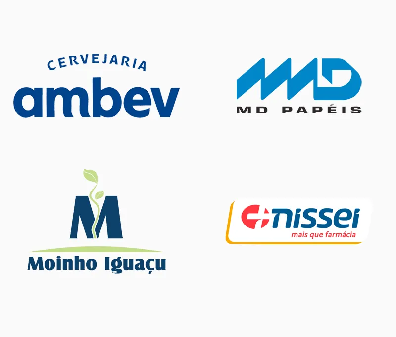 Caixa de Aquisição com Logo da Ambev, MD Papéis, Moinho Iguaçu e Nissei