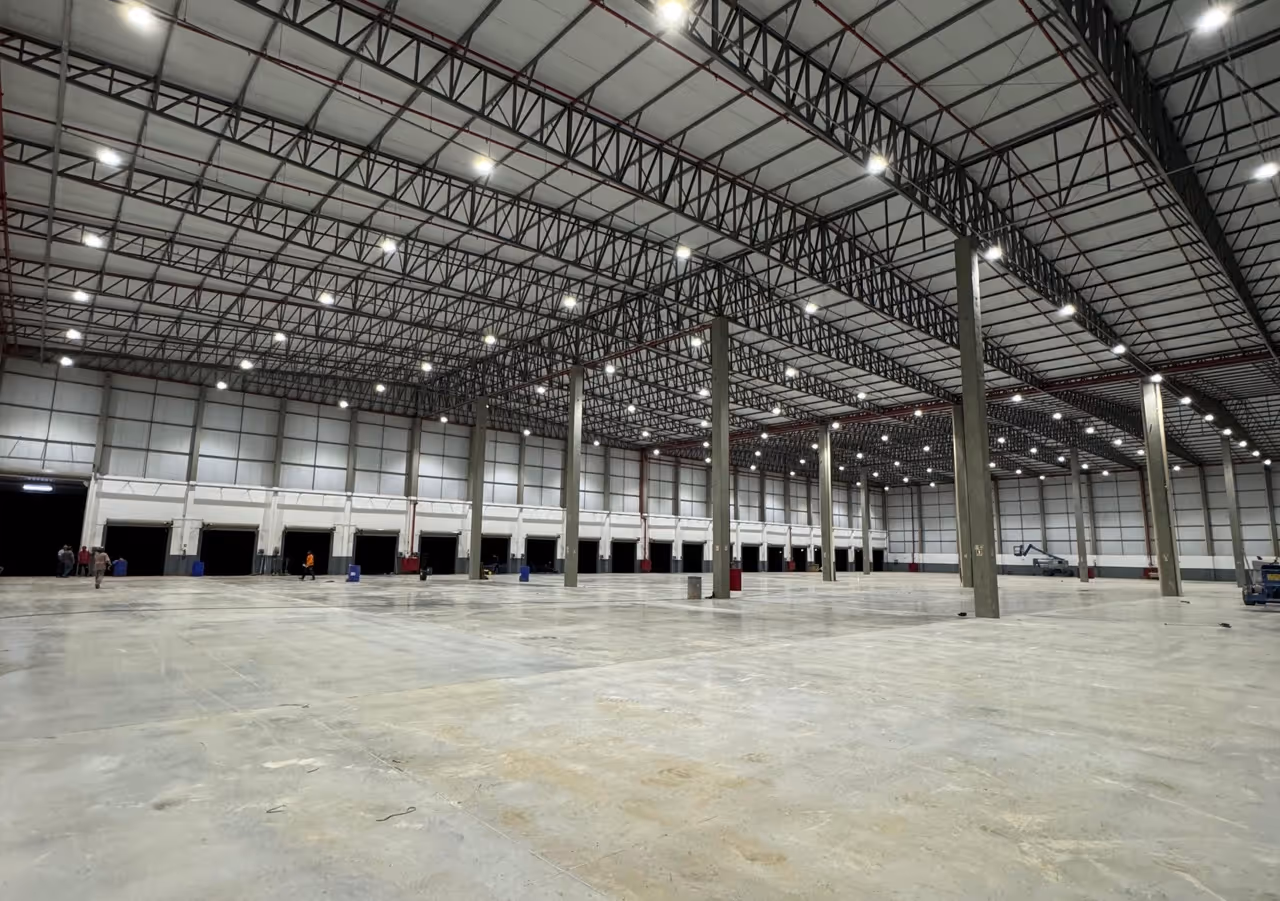 Foto Interna do Galpão SantaCruz