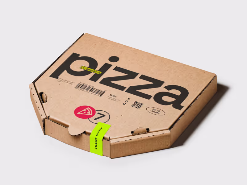 Pizza Box Mockups
