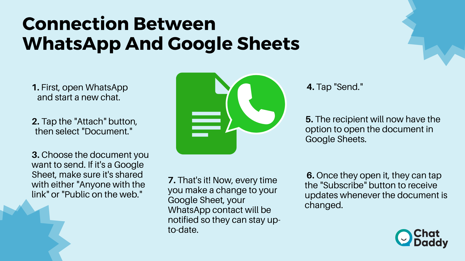 Connection between WhatsApp and Google Sheets