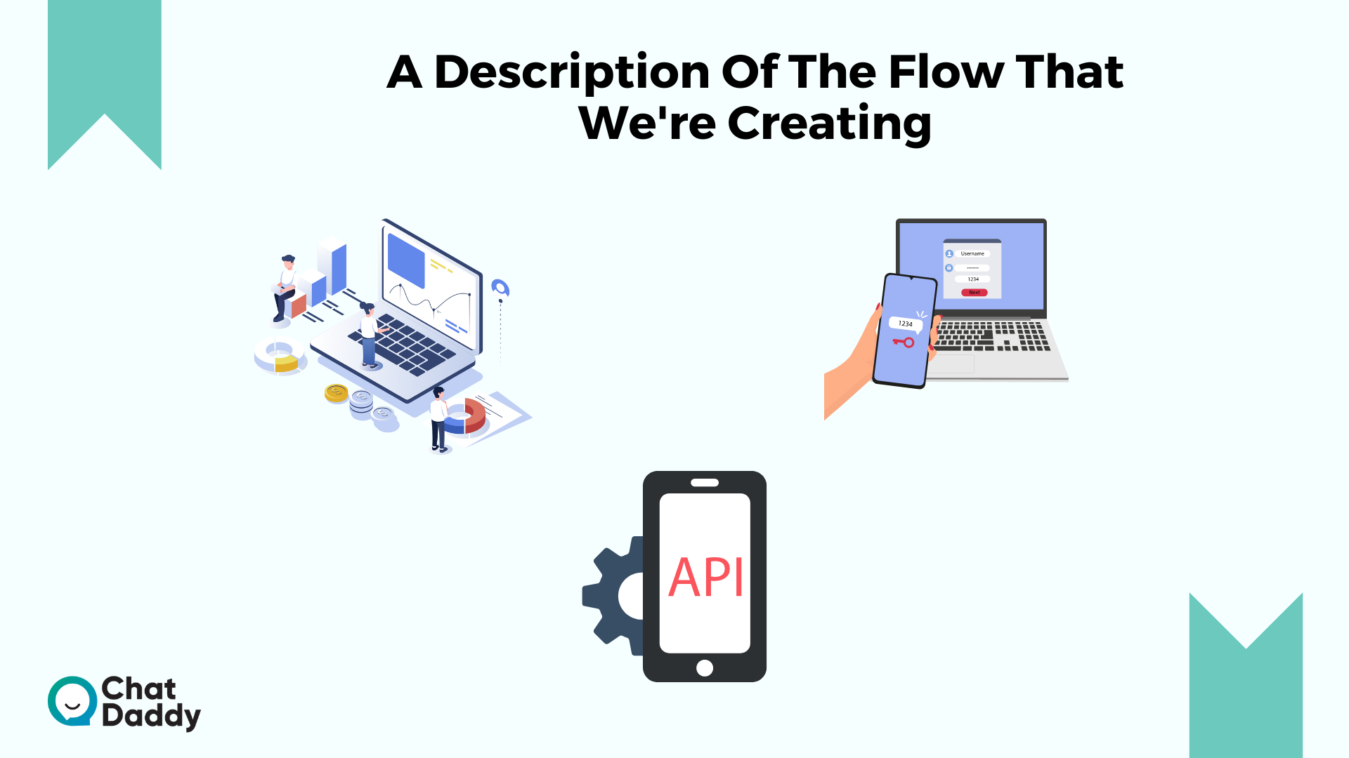 A description of the flow that we're creating