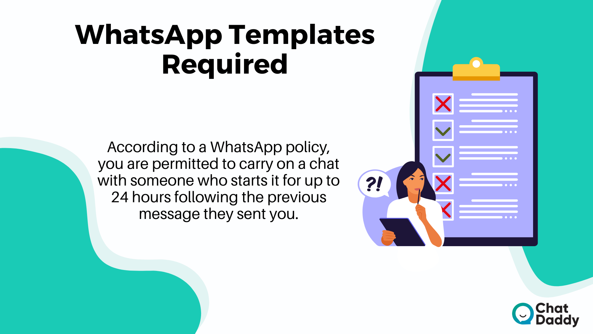 WhatsApp Templates Required