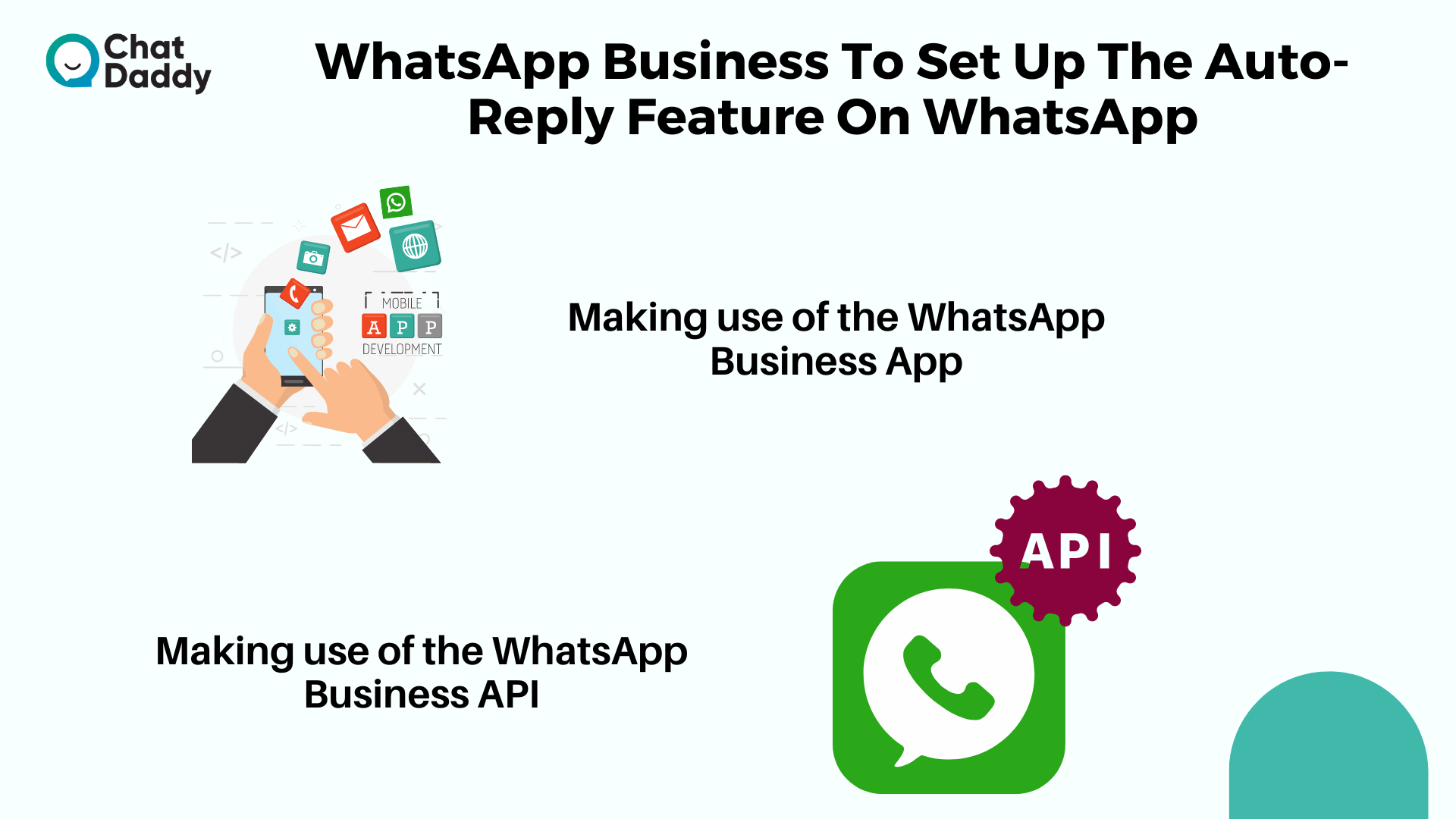 WhatsApp Business to set up the Auto-reply feature on WhatsApp