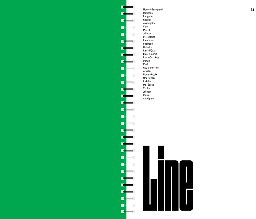 Digital image of a spread taken from the book design, shown on a black background. Showing an example of a spread focusing on a particular artwork, with a large image going from the left page and bleeding onto the right, the title of the work below (on the left), and a small detail image on the bottom right page. 