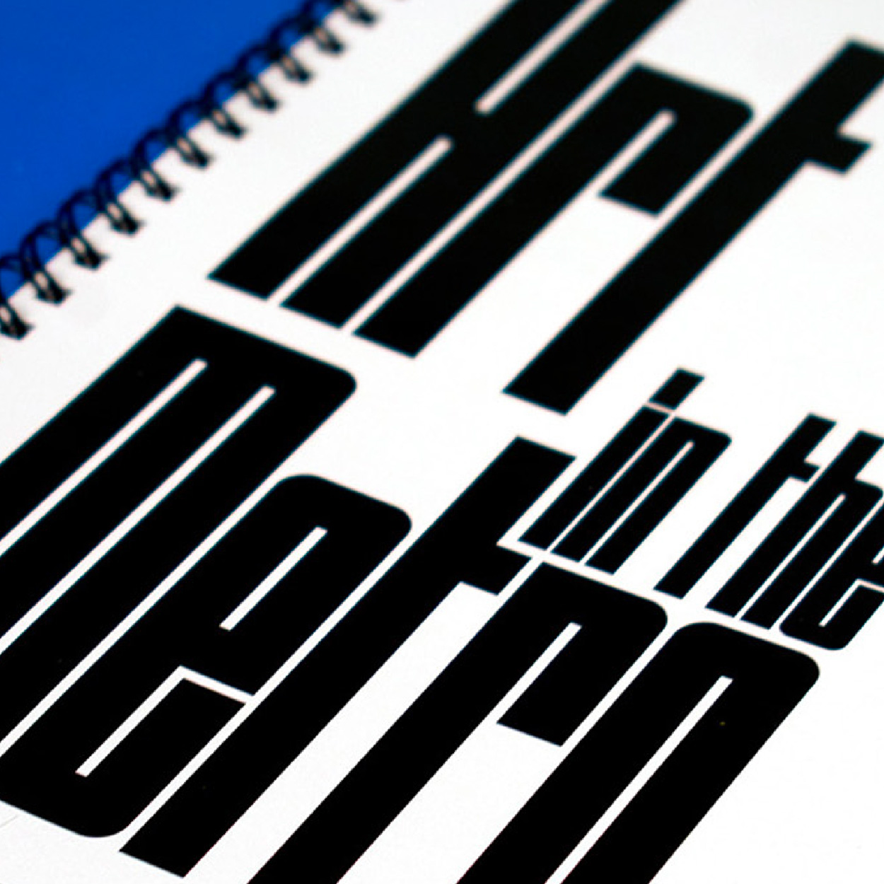 Close up of the cover of the Art in the Metro booklet to show the title of the project.