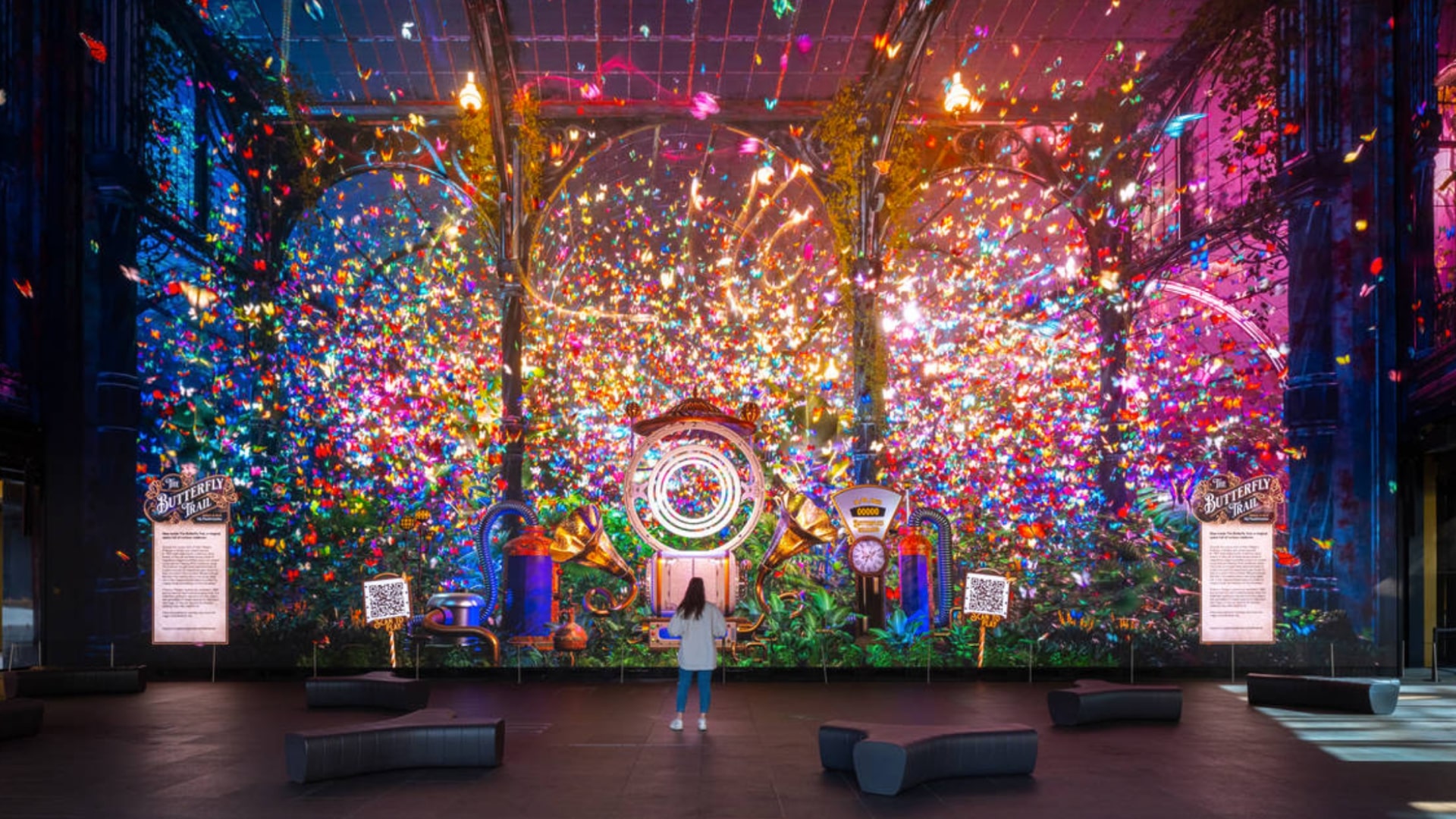 immersive brand experience butterfly trail