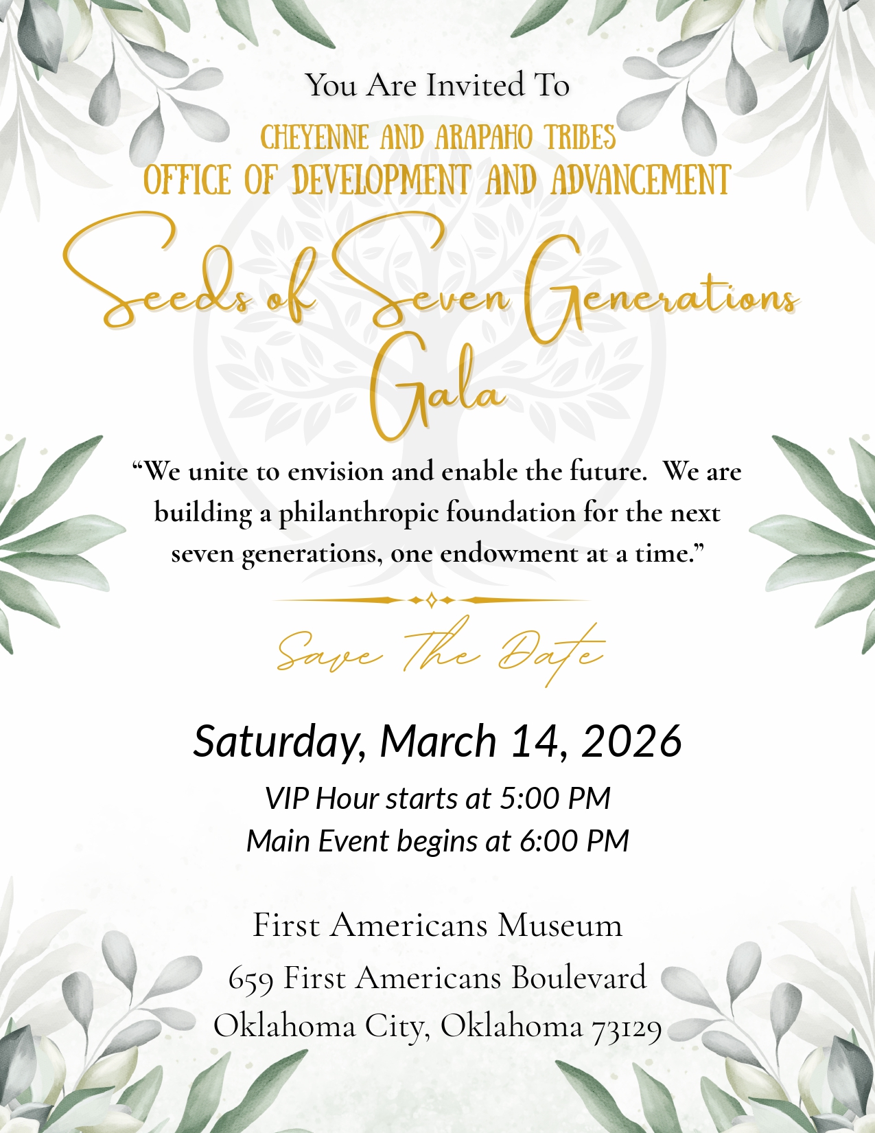 Seeds of Seven Generations Gala