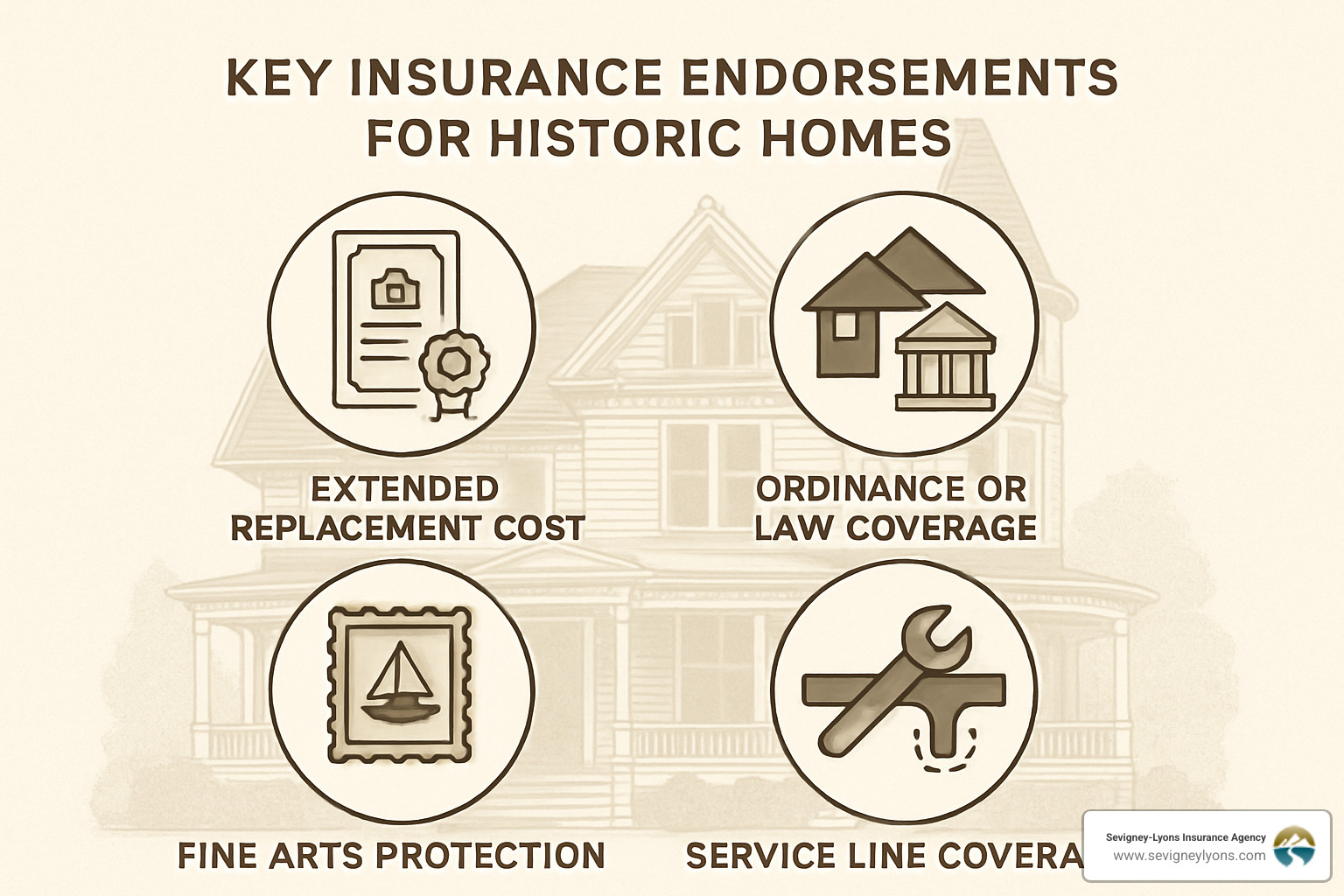 Historic home insurance endorsements diagram - Home insurance for historic homes Historic home insurance endorsements diagram - Home insurance for historic homes