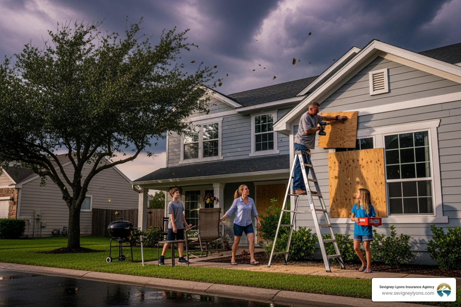 home preparation for storms - Home insurance for storm damage